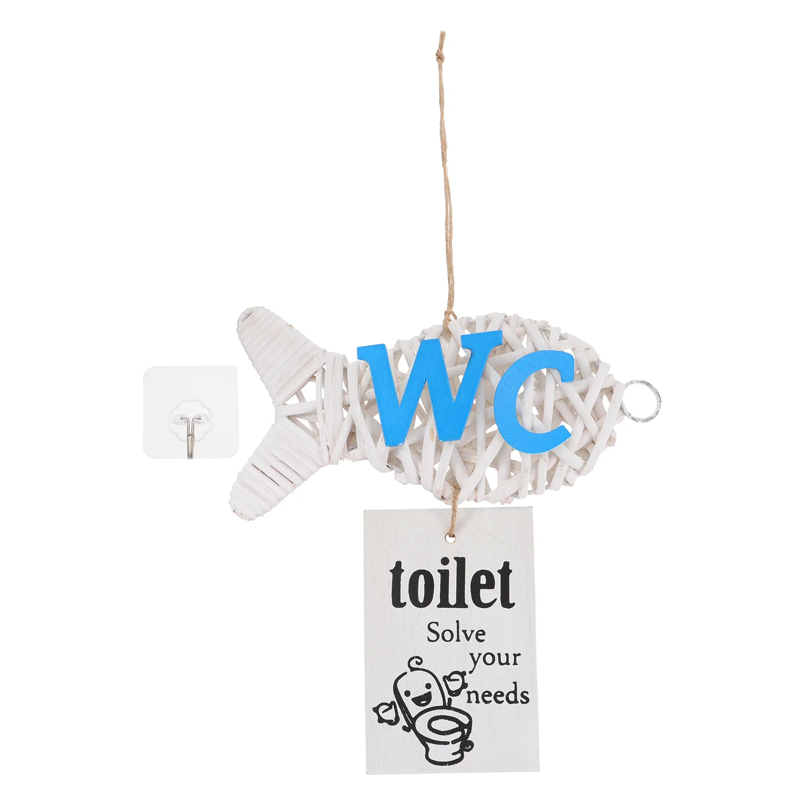 

1pc Creative Sign Decorative Board Toilet Indicator Toilet Indicator Board
