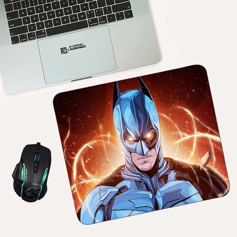 

Резиновый коврик для мыши Batman-s, Мультяшные настольные коврики, игровой коврик для клавиатуры, игровой коврик для мыши, милые настольные акс...