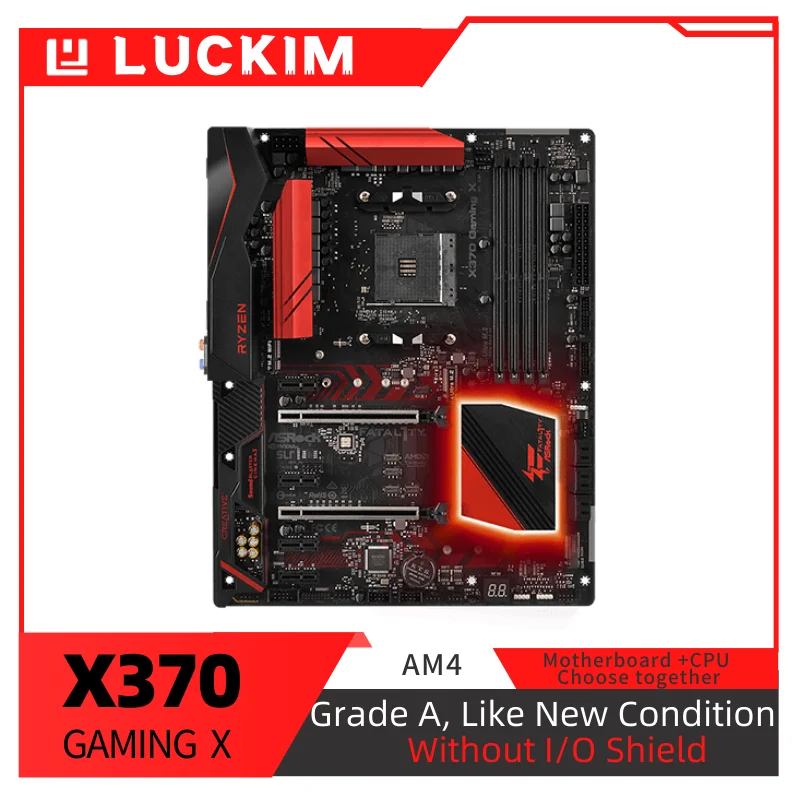 

Refurbished X370 GAMING X Motherboard AM4 Supports AMD Socket AM4 A-Series APUs (Bristol Ridge) and Ryzen CPUs