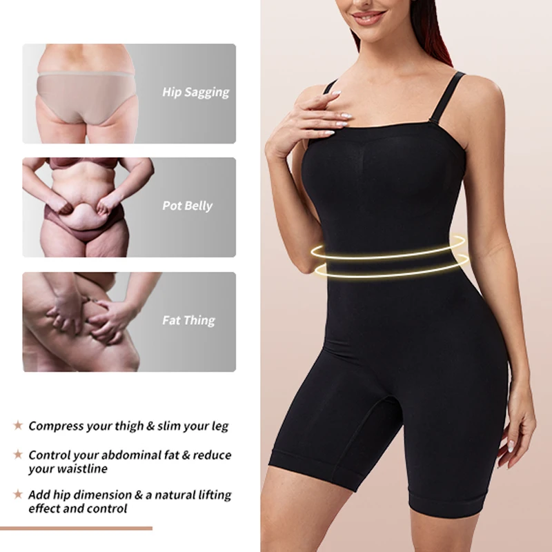 Body Shapewear Bodysuit Corset Waist Trainer Slip Women Full Body Shaper Slimming Shaping Underwear Postpartum Recovery Sheath