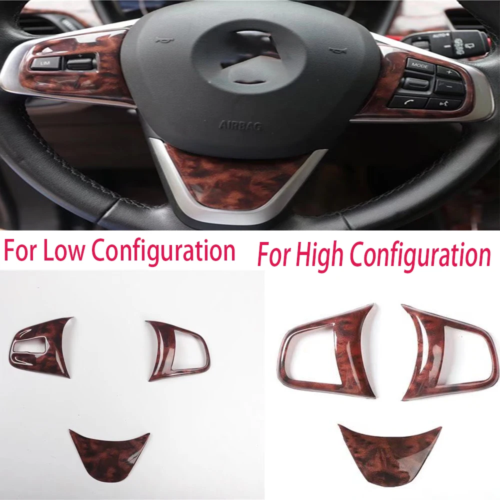 

Carbon Fiber Car Steering Wheel Button Decoration Cover Trim For BMW X1 F48 2016 2017 2018 2019-2021 Interior Moulding Sticker