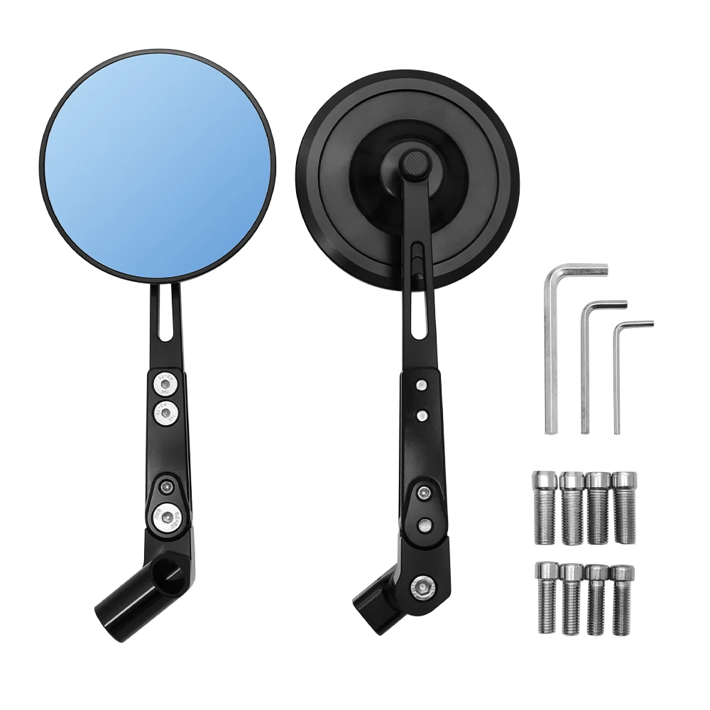 

Боковые зеркала для мотоцикла Honda Suzuki Yamaha Kawasaki, универсальные боковые зеркала заднего вида, аксессуары для боковых зеркал заднего вида