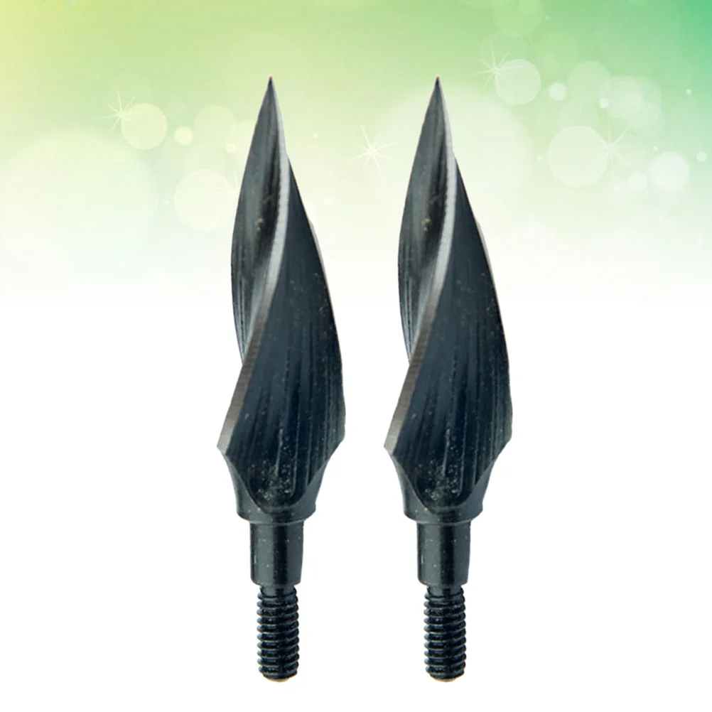

2pcs Broadheads Arrowheads Compound Tips Points Rotary Broadheads Metal Tips