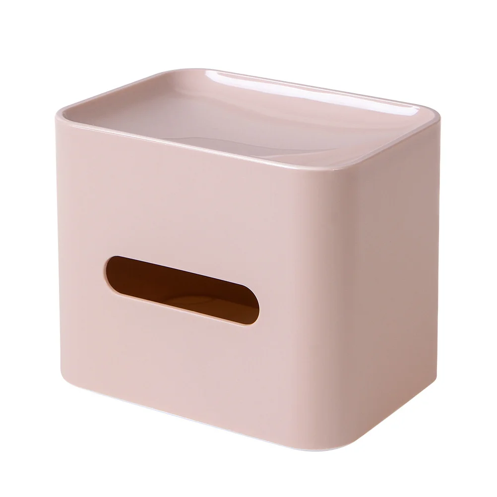 

Tissue Box Holder Storage Napkin Stand Night Dresser Bedroom Countertop Vanity Bathroom Rectangular Cover Tissues Storage box