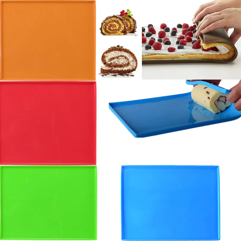 

Non-stick Silicone Oven Mat Baking Mat Baking Macaron Cake Pad Swiss Roll Pad Bakeware Baking Tool Cake Roll Mat Kitchen Gadget