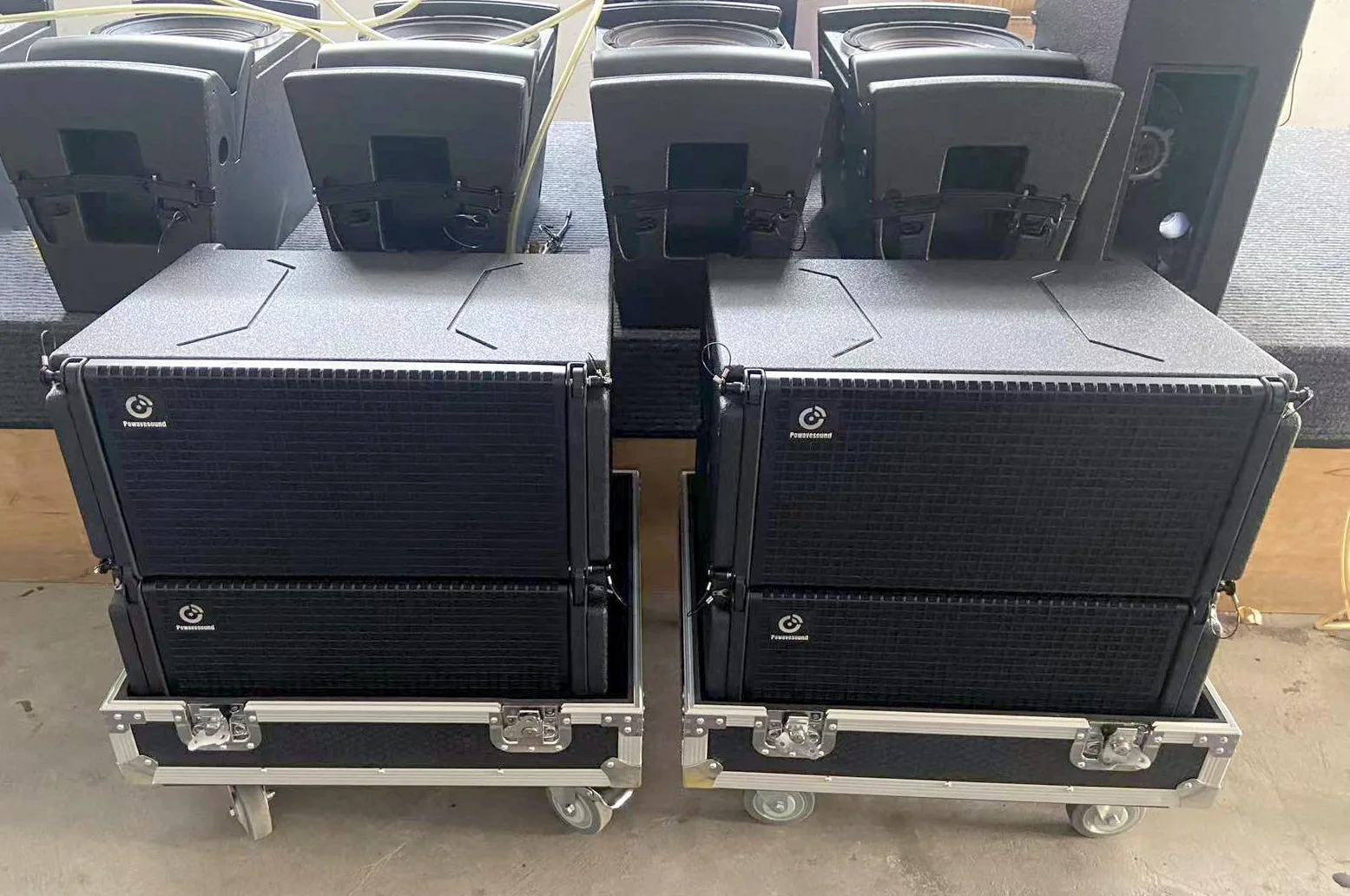 Звуковая система active line array 2x8 дюймов и пассивный динамик доступны