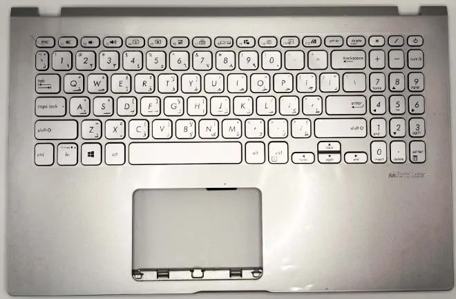 Фото Новый/org для ASUS X509 X509DL FL8700D Y5200F X509DJ M509, упор для рук, верхняя крышка арабской клавиатуры, корпус C, серебристый №2