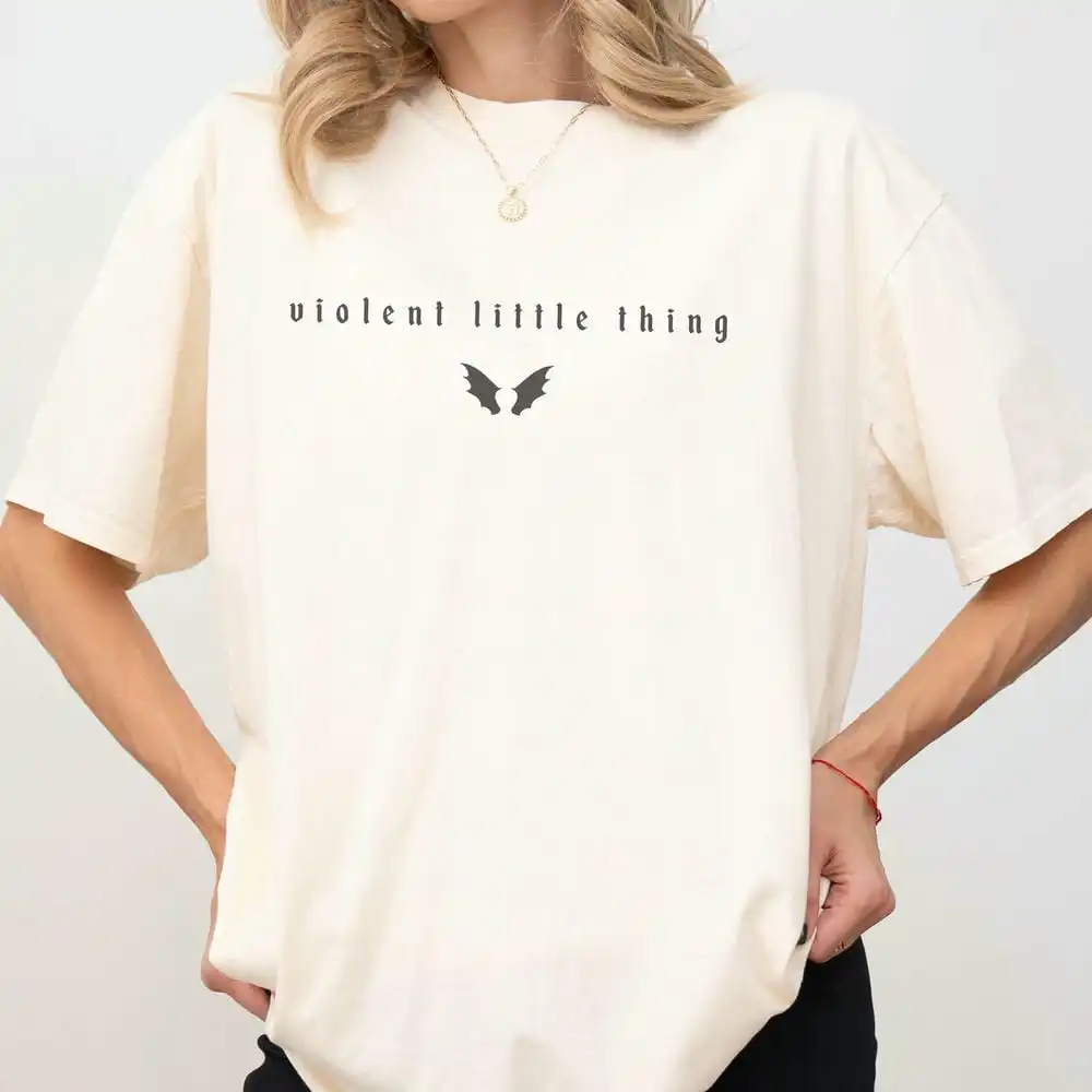 Рубашка в стиле ретро Violent Little Thing Xaden Fourth Wing Iron Flame Rebecca Yarros Одежда Romantasy Y2K Топ на