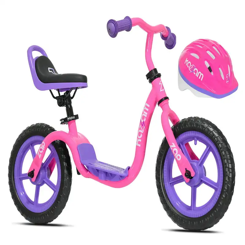 

Child's Balance Bike & Helmet, Pink Cascos para ciclismo Casco bicicleta mtb abu 자전거 헬멧 Met helmet cycling Men cycling