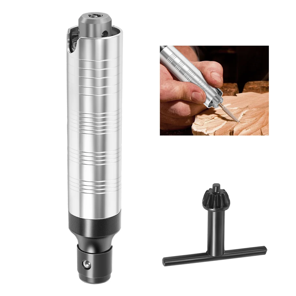 Ручной ключ Зажимной патрон для дрели Flex 3 челюсти подходит гибкого вала Foredom Grobet