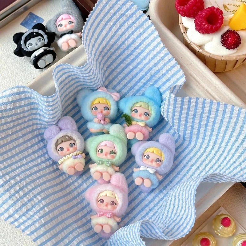 Фото Набор мини-фигурок Nommi Sweetheart Plan Series: коллекционные игрушки в закрытых коробках, милые куклы, тайные коробки, настольные украшения, модный тренд, подарок №5