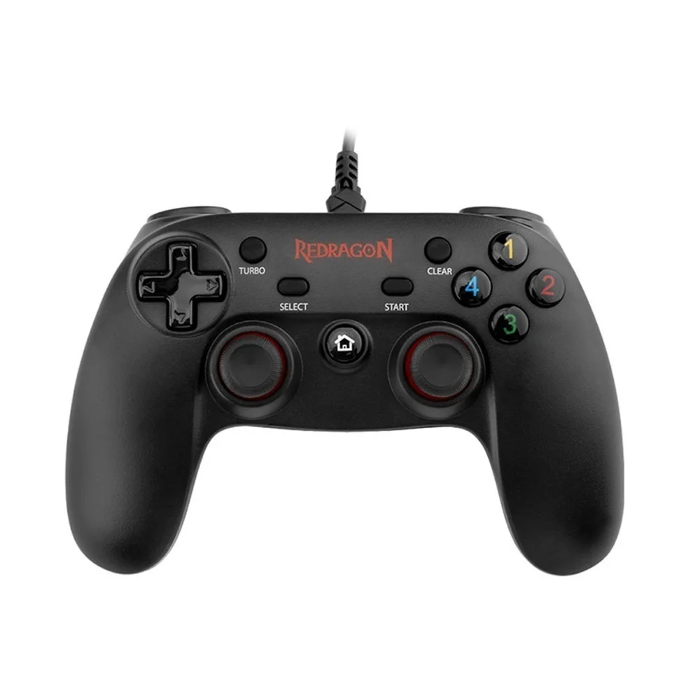 

Redragon SATURN G807 Gamepad,Wired PC Game Controller,Joystick Dual Vibration, Saturn, for Windows PC,PS3,Playstation,Android