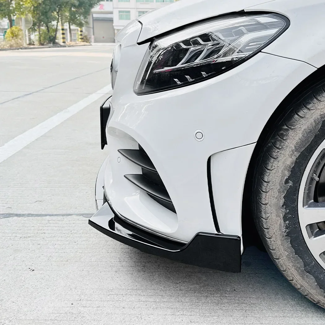 Новый! Передний бампер спойлер сплиттер для Mercedes-Benz C-Class W205 C205 S205 AMG 2019 2020 2021