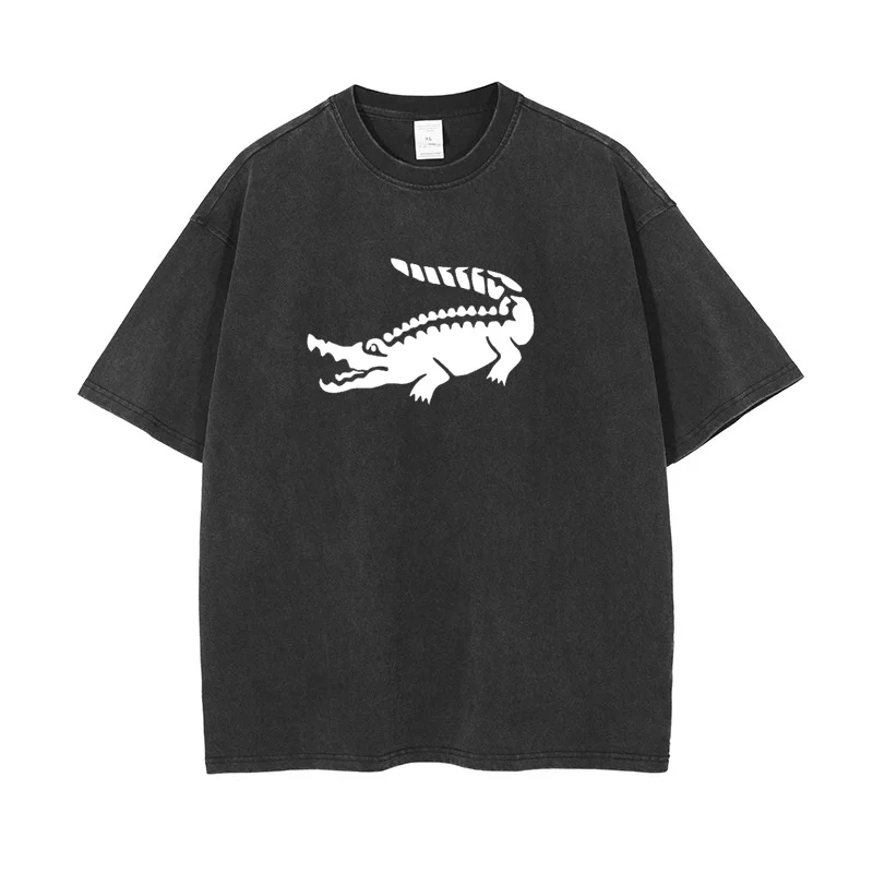 

Cartelo 2023 High Quality Men's Summer Retro Short Sleeved T-shirt Loose Cotton Men's Cartelo Printed T-shirt