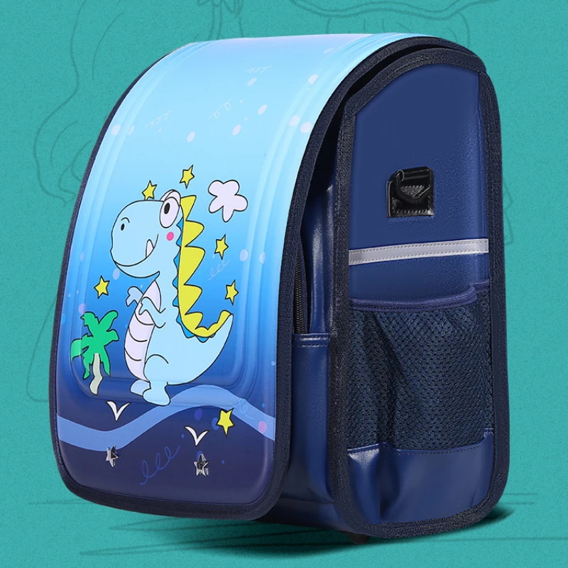 Japanese Trolley Schoolbag kids Wheel school Backpack Removable Children School Bags for boys girls pu leather Luggage Book Bags
