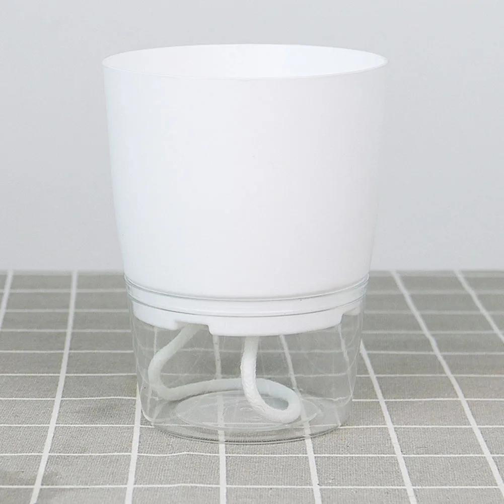 

Garden Supplies Plant Pot 15*11.5*8.7 African Violet Automatic Water Double-layered Design For Sensitive Plants