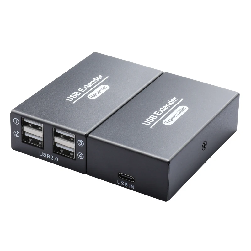 120 м удлинитель USB2.0 через Ethernet RJ45 Cat6, удлинитель UTP, 4 порта, концентратор USB 2.0, разветвитель для клавиатуры, мыши, принтера, U-диска (art.: 3920d347d78fa) - 3920d347d78fa
