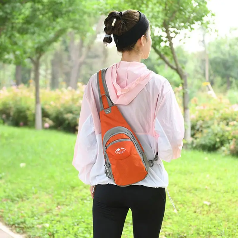 Men's Travel Hiking Backpack Women's Chest Backpack Outdoor Multifunctional Anti-spill Shoulder Crossbody Bag Fishing Bag