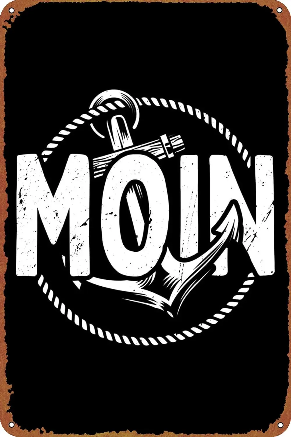 Мотин Гамбург плакат жестяная вывеска кафе-бар домашнее настенное