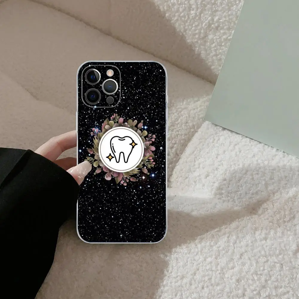 Чехол для телефона с зубами дантиста iPhone 15 14 13 12 Mini 11 Pro XS Max X XR SE 6 7 8 Plus мягкий