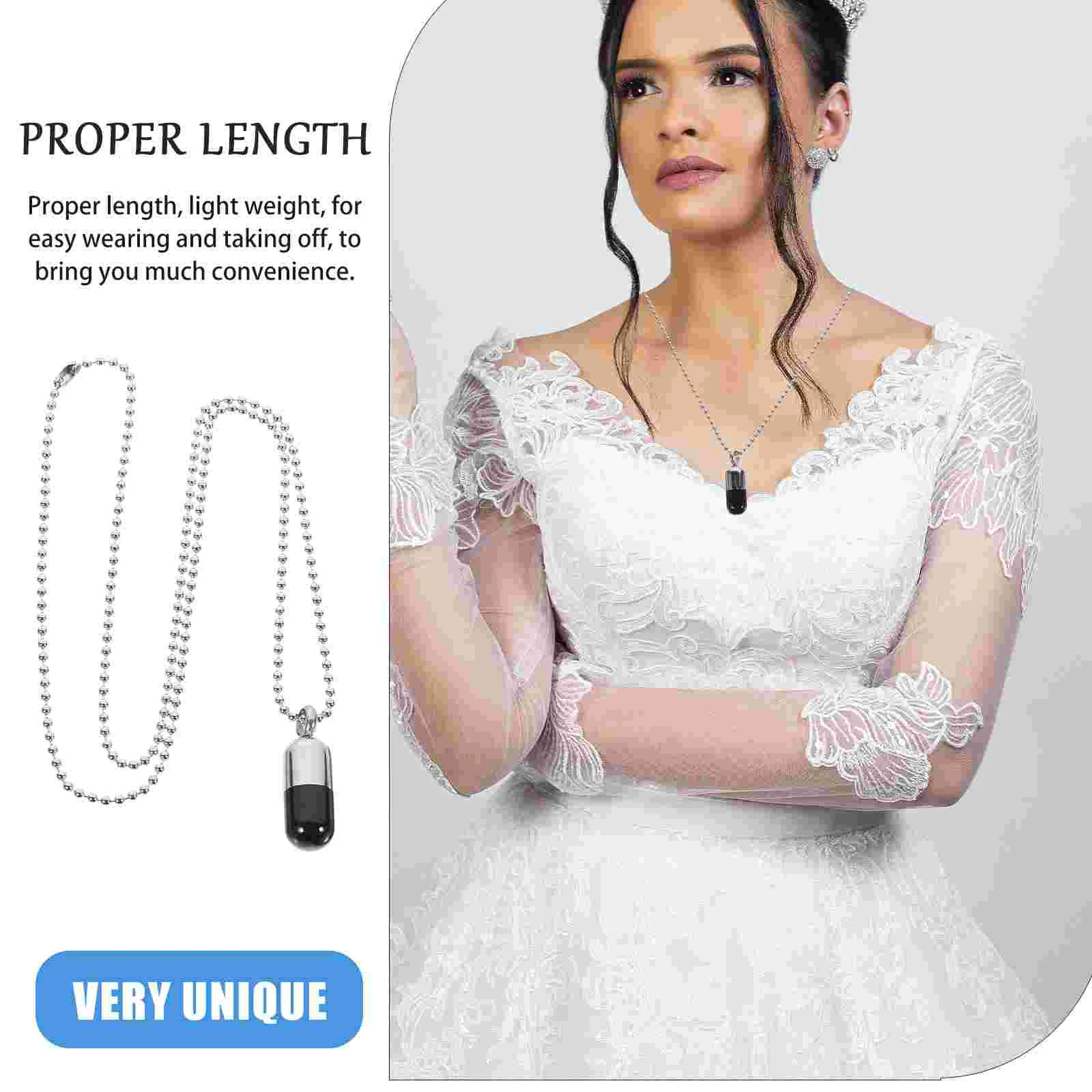 Металлическая таблетка подвеска в виде флакона духов ожерелье Miss для мужчин