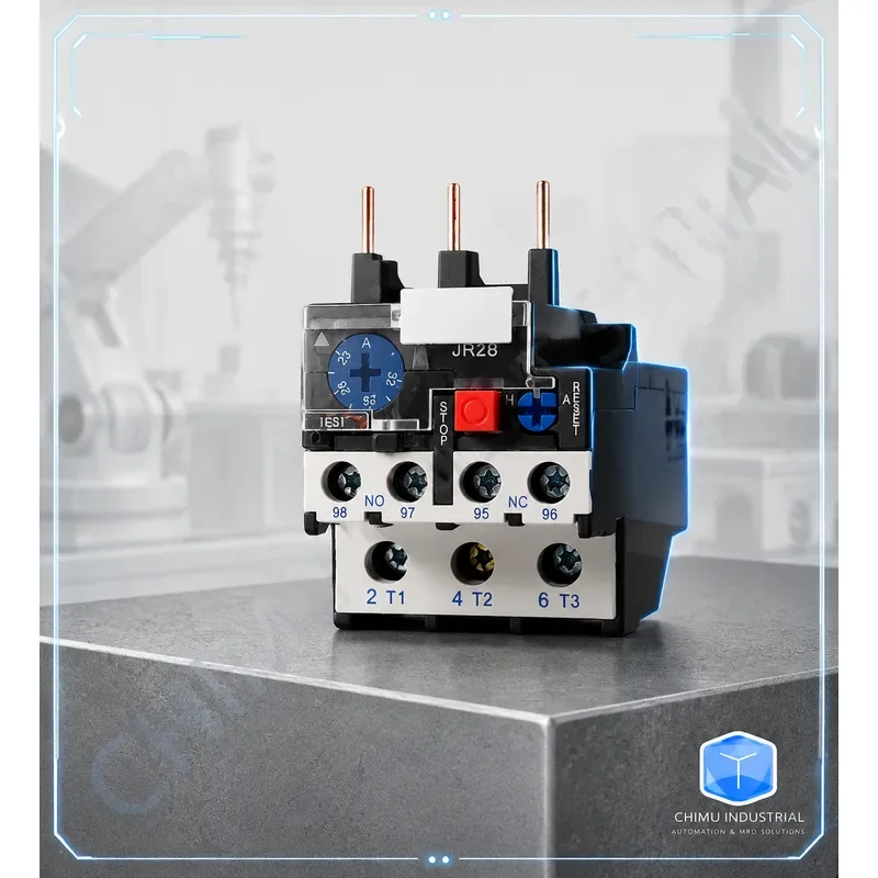 Фото 【CHIMU INDUSTRIAL】 Термореле JR28-25 LR2D13, защита двигателя от перегрузки 17-25А для контактора CJX2 №1
