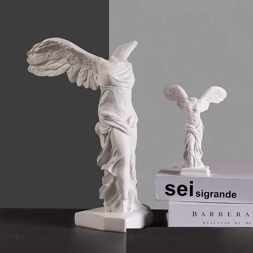 

Фигурка Европейской богини победы, скульптура, декоративные украшения для гостиной, креативные полимерные декоративно-прикладные искусст...