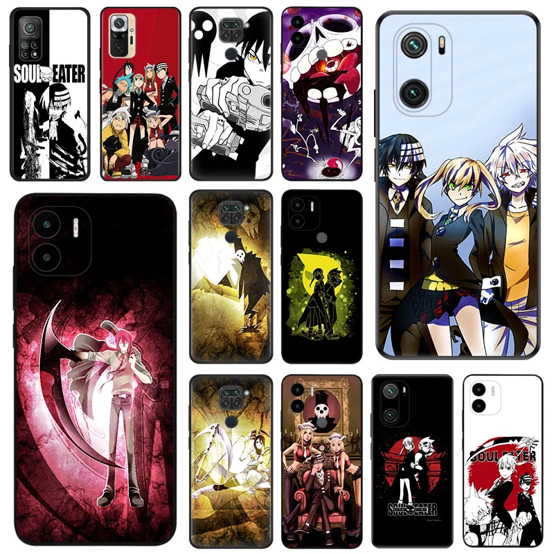 

Soul Eater Cartoon Soft Phone Cases For Xiaomi Mi 11 Lite 5G Ultra 11T 11i 10T 10 Pro Note10 A2 CC9 9T 9 SE 8 Black Matte Cover