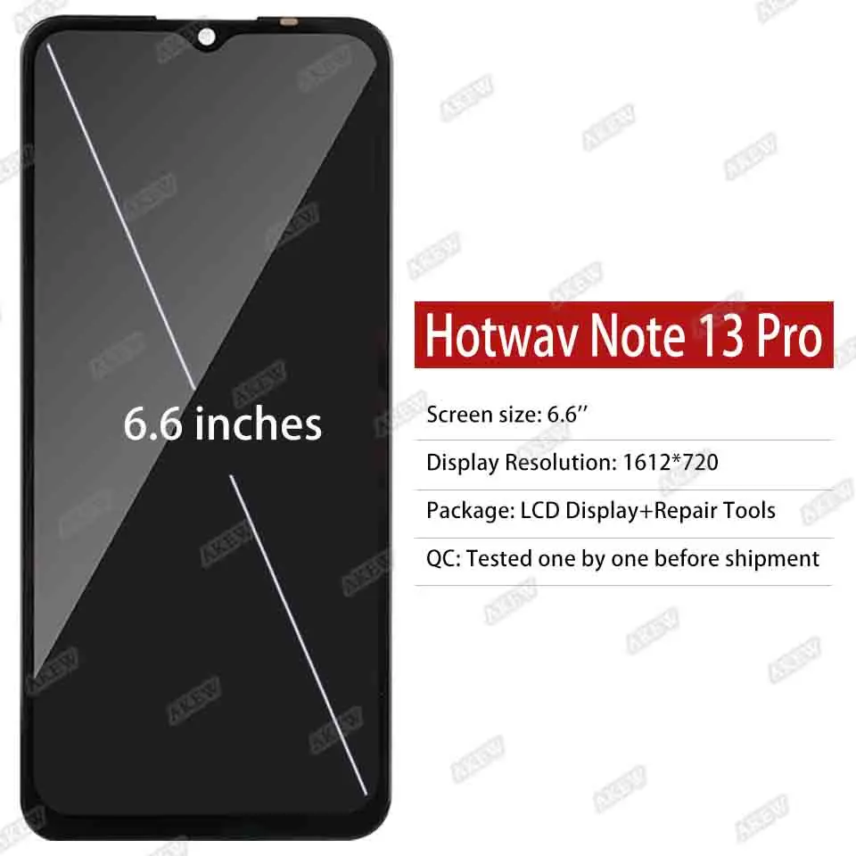 Фото ЖК-дисплей для Hotwav Note 13 Pro, сенсорный экран для HOTWAV Note 13 Pro Note 13 Pro Note13 Pro Note13pro, сменная деталь, оригинал №4