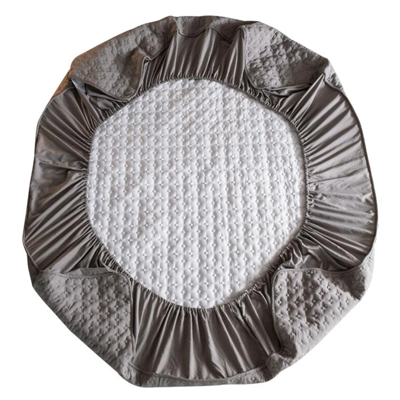 Хлопковый стеганый матрас мягкий коврик с защитой от клещей гипоаллергенный