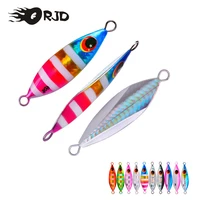 orjd fishing lure slow jigging lures 10g 20g 30g 40g 60g hard bait vib colorful metal jig lead head for jigging saltwater lures