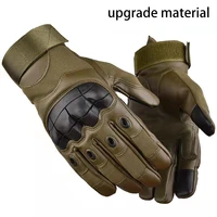 high quality military full finger soft shell protection tactical gloves touch screen shockproof motorcycle cycling work gloves