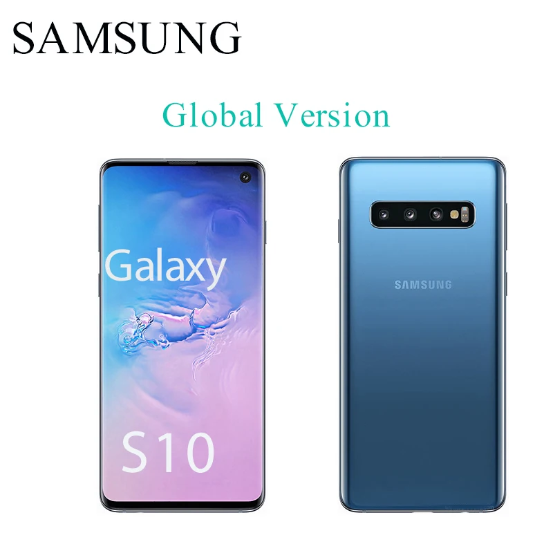 

Samsung Galaxy S10 Global Version G973F/DS 6.1Inch 8GB RAM 128GB ROM Unlocked CellPhone 16MP Camera Dual SIM Android Smartphone