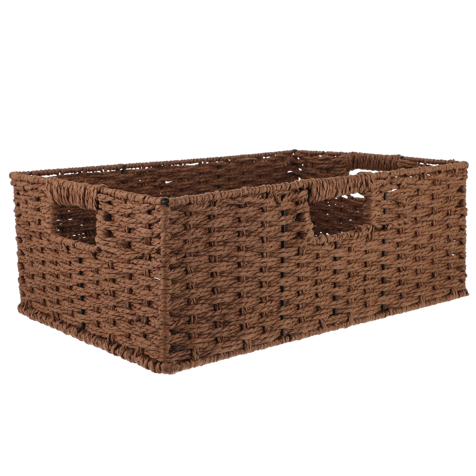 

Basket Storage Woven Wicker Rattan Baskets Seagrass Organizer Box Fruit Bins Serving Tray Closet Shelf Bread Bin Snack Bowl