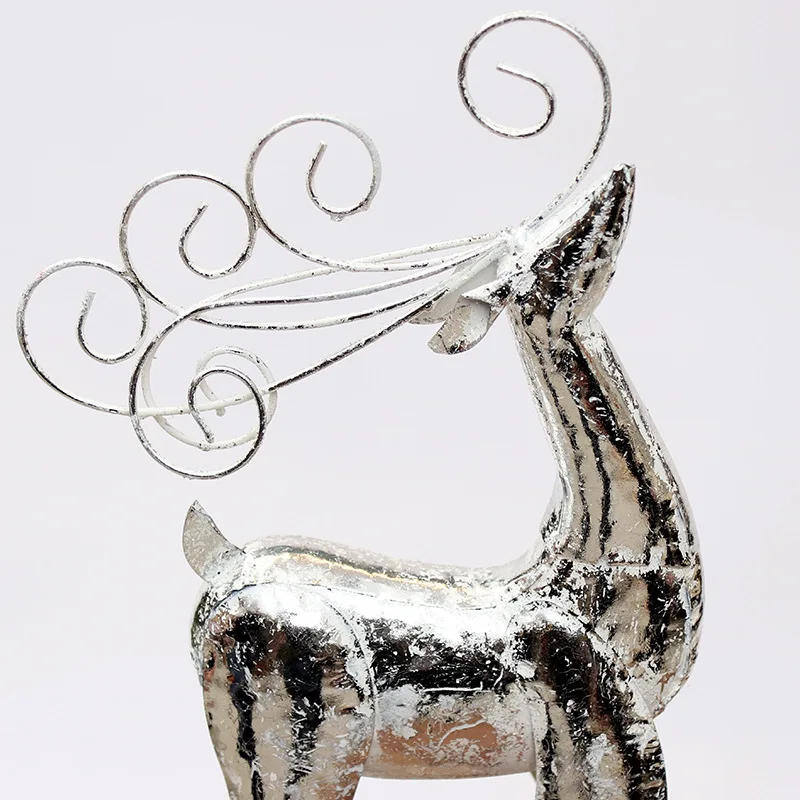 Рождественский железный художественный олень магазин окно большой стиль