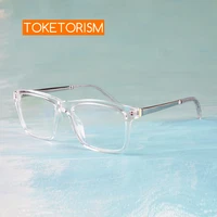 toketorism anti blue transparent eyeglasses frames computer gaming glasses clear spectacle 8702