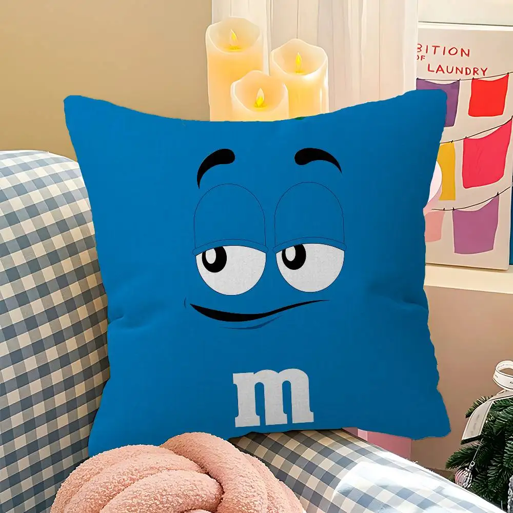 Фото Декоративный чехол для подушки M-Ms C-ChocolateS, чехол для диванной подушки, декоративный чехол для дома, наволочка №5