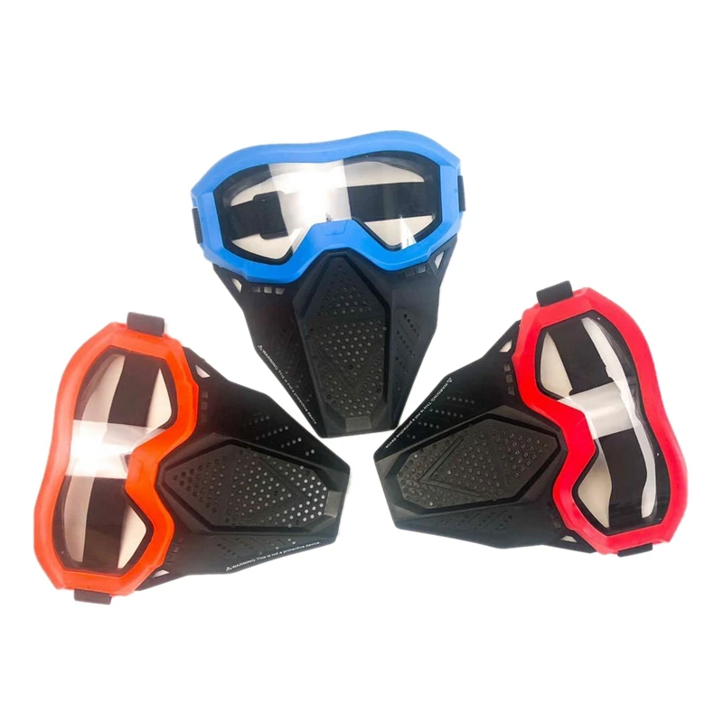 

Colored Face Protector For Children's Outdoor Fighting Game Supplies Boy Archery Game Face Protector