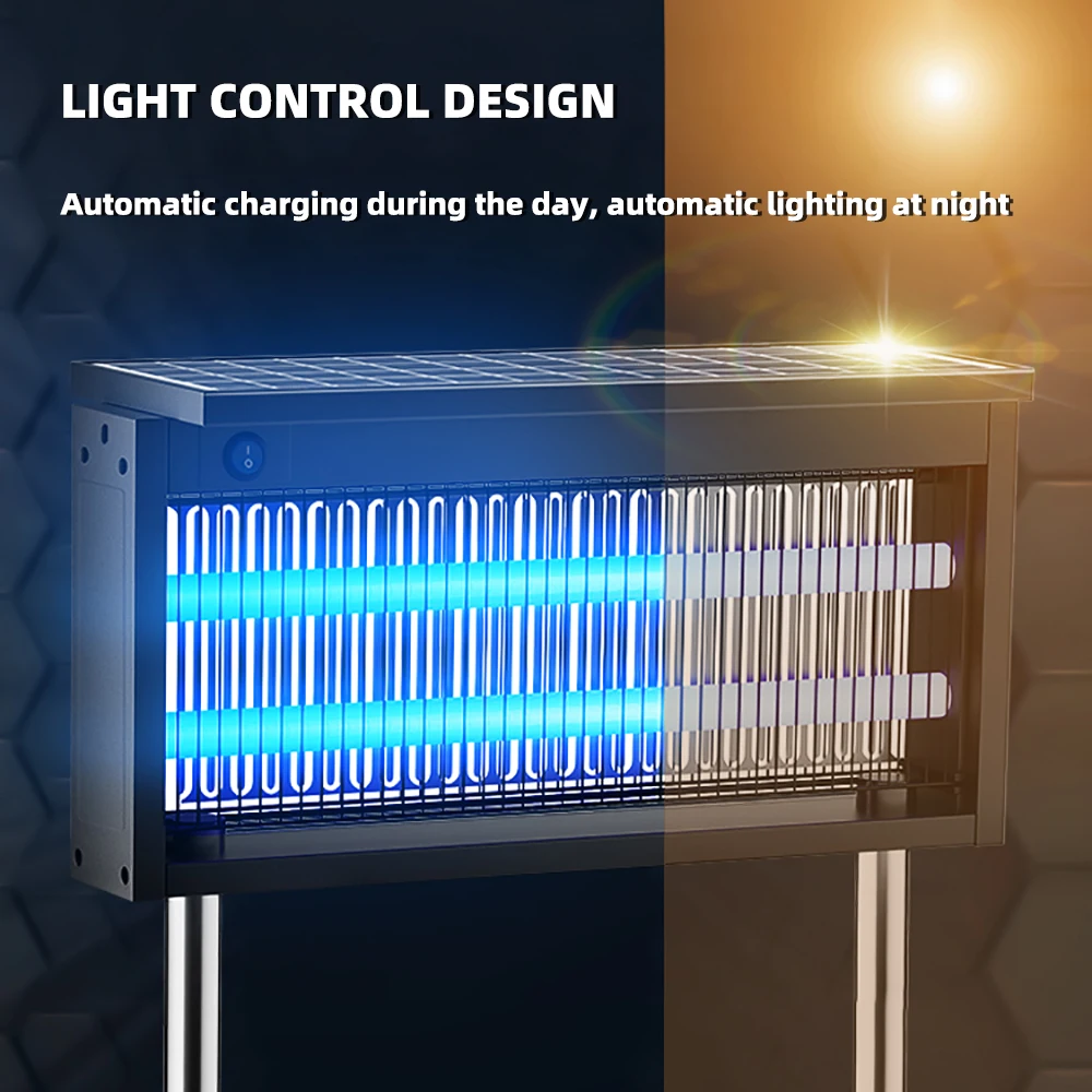 Уличная электрическая ловушка для комаров на солнечной батарее