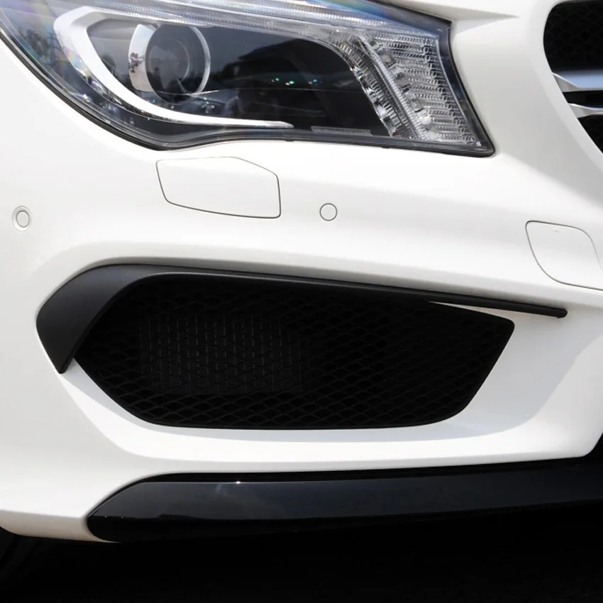 Фото Наклейка на передний бампер автомобиля для Mercedes Benz CLA Class W117 C117, крышка на решетку вентиляционного отверстия, кла45 CLA200 220 250 AMG 2013-2015, новинка №2