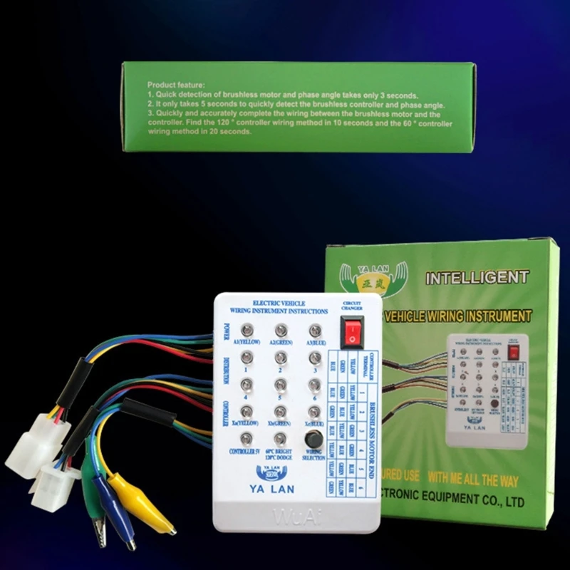 

Тестер бесщеточного двигателя, электромобили, автомобильный электровелосипед, скутер, тестер контроллера бесщеточного двигателя