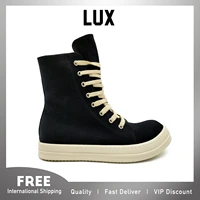 lux trendy fashion style ro style canvas shoes black and white sneakers for women men cool street style