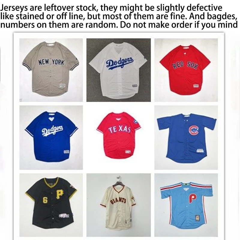 

Leftover Stock Random Number Summer Letter Embroidery Baseball Plus Size t shirt Hip Hop Short Sleeve Shirts Casual Uniform