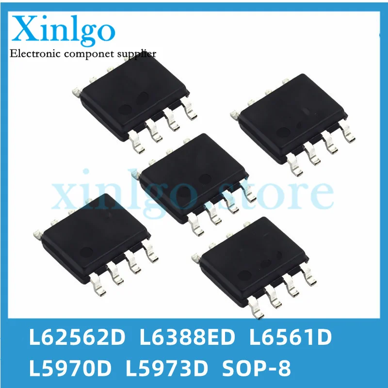 

10 шт L6562D SOP8 L6562 SOP SMD L6562DTR SOP-8 L6561D L6561DTR L6561 L6388ED L6388D L6388 L6388D L5970D L5973D L5973 L5973
