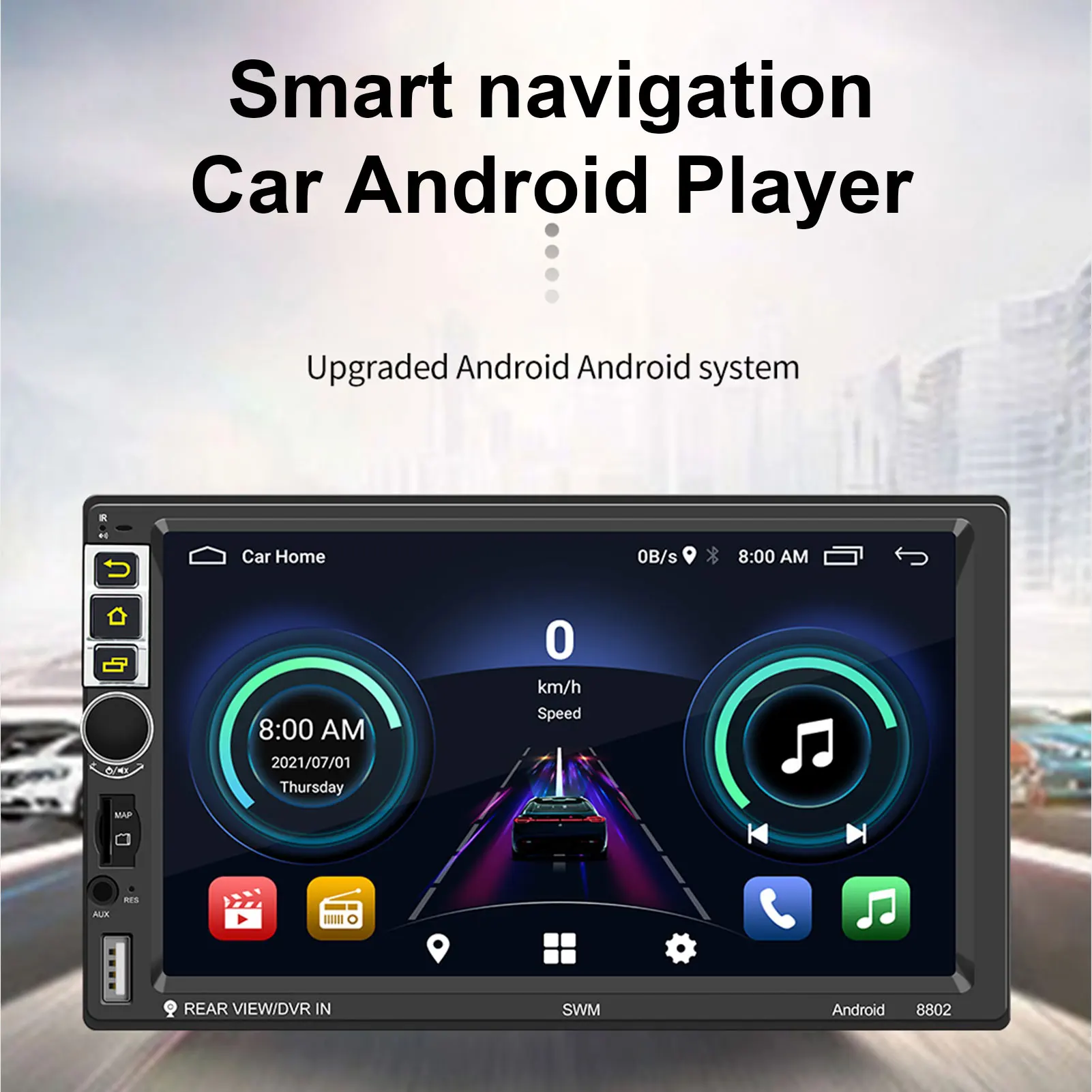 Автомагнитола 2 Din Android 10 0 Универсальная автомобильная стереосистема 7 дюймов