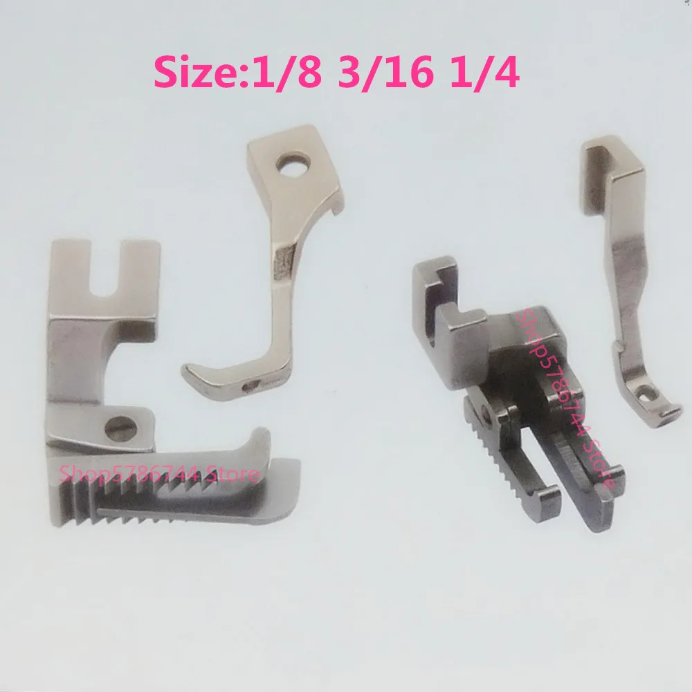 

Walking Foot With Edge Guide For Typical GC0302,GC0303,Highlead GC0318,Jack JK6380,Golden Wheel CS6102,Zoje ZJ0302,Aurora A-0302