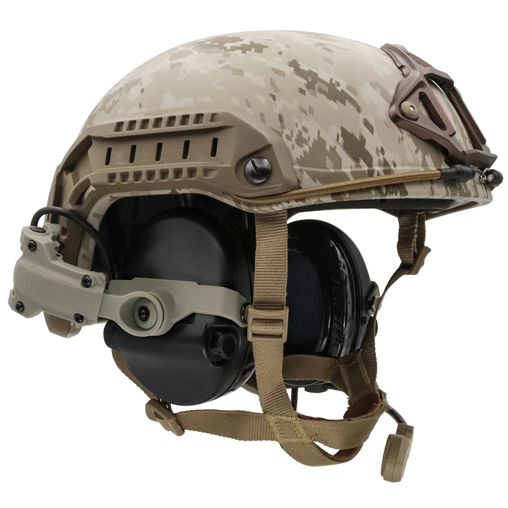 Noise Cancelling Protective Silicone Ear Pad Headphones, Sports Helmet ARC Rails Fits SORDIN Noise Cancelling Headphones