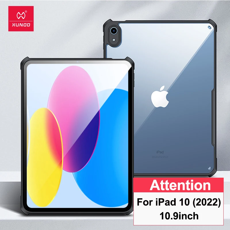 

Xundd For iPad 10th 2022 10.9 Case Xundd Transparent Shockproof Thin Fashion Kids Tablet Cover Bumper For iPad 10 Generation