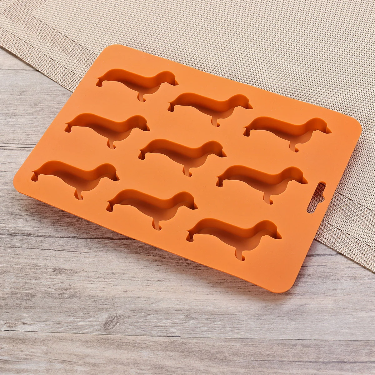 

Ice Cube Silicone Tray Molds Trays Dog Mold Chocolate Dachshund Shaped Baking Candy Lid Jelly Mini Maker Fondant Puppy Release