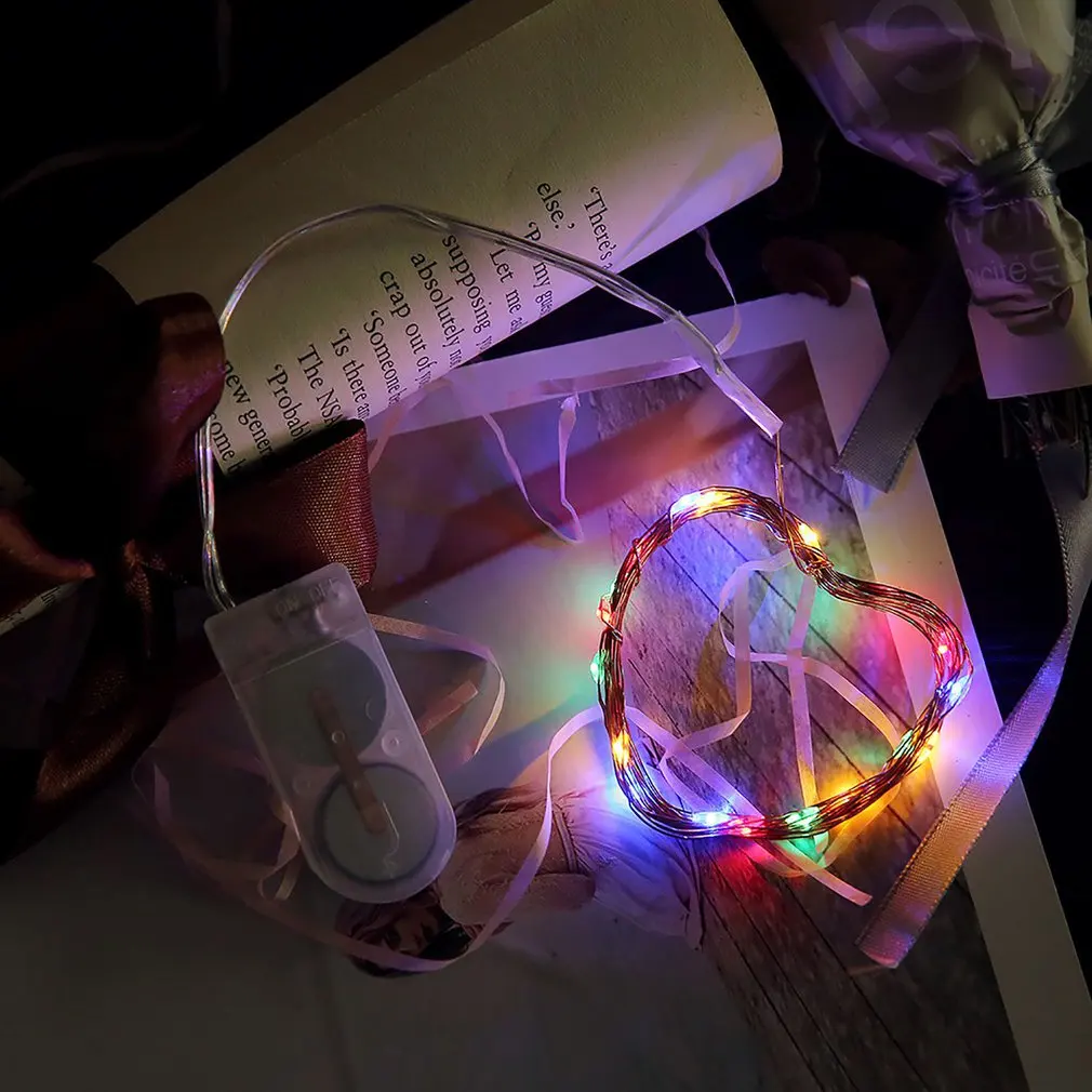 

20 Micro Starry LED Copper Wire String Lights Waterproof Moon Decoration Party Wedding Centerpiece Costume Making Christmas